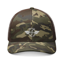 Load image into Gallery viewer, Dronie Pilot Camo Trucker Hat (Embroidery)