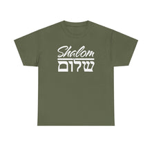 Load image into Gallery viewer, Shalom (English/Hebrew) Tee