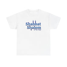 Load image into Gallery viewer, Shabbat Shalom Candles Logo Tee