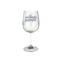 Load image into Gallery viewer, Shabbat Shalom Wine Glass, 12oz