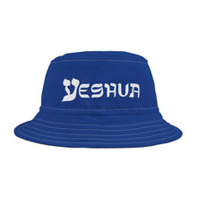 Load image into Gallery viewer, Yeshua (Lion Shield) Bucket Hat - Blue