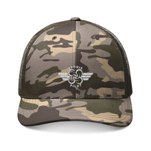 Load image into Gallery viewer, Dronie Pilot Camo Trucker Hat (Embroidery)