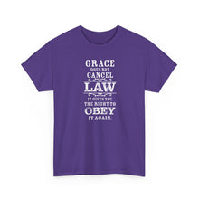 Load image into Gallery viewer, Grace Does Not Cancel Law Tee