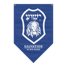Load image into Gallery viewer, Yeshua -Salvation is His Name Pennant Banner
