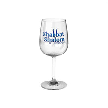 Load image into Gallery viewer, Shabbat Shalom Wine Glass, 12oz