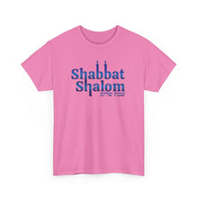 Load image into Gallery viewer, Shabbat Shalom Candles Logo Tee