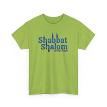 Load image into Gallery viewer, Shabbat Shalom Candles Logo Tee