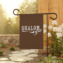 Load image into Gallery viewer, Shalom Y'all Garden & House Banner (2 Sizes)