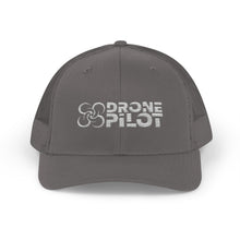Load image into Gallery viewer, Drone PIlot Trucker Cap (White Logo)