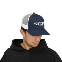 Load image into Gallery viewer, Skyfly Aerial Trucker Cap (White Logo)