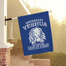 Load image into Gallery viewer, Messiah Yeshua Lion of Judah Garden/House Banner (2 Sizes)