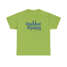Load image into Gallery viewer, Shabbat Shalom Candles Logo Tee
