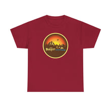 Load image into Gallery viewer, Sukkot Let's Go Camping (Circle) Tee