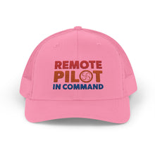 Load image into Gallery viewer, Remote Pilot In Command Trucker Cap (Color Logo)