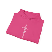 Load image into Gallery viewer, Shalom (Cross) Heavy Blend™ Hooded Sweatshirt