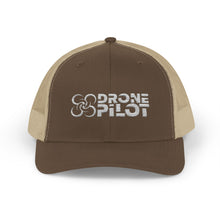 Load image into Gallery viewer, Drone PIlot Trucker Cap (White Logo)