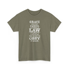 Load image into Gallery viewer, Grace Does Not Cancel Law Tee