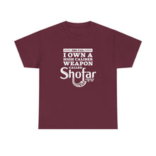 Load image into Gallery viewer, Shofar 586 Cal. (Rams Horn) Tee