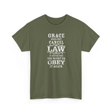 Load image into Gallery viewer, Grace Does Not Cancel Law Tee