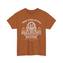 Load image into Gallery viewer, Halleluhu Betayka Shofar- Psalm 150:3 - Praise Him with the blast of the Shofar Tee