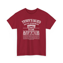 Load image into Gallery viewer, YHWH's Moed Yom Kippur (Day of Atonment) Tee