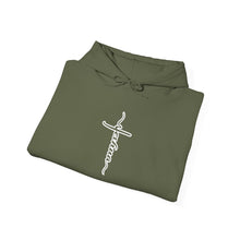Load image into Gallery viewer, Yeshua (Cross) Heavy Blend™ Hooded Sweatshirt