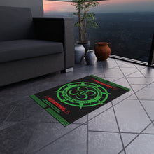 Load image into Gallery viewer, Drone Landing Pad Rug 24" x 36" Quad Design (Rug) Green