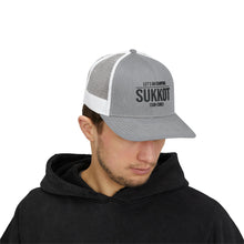 Load image into Gallery viewer, Let's Go Camping/Sukkot Snapback Trucker Cap