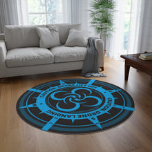 Load image into Gallery viewer, Drone Landing Pad Drone Design- (Rug) 60 in. diameter (5Ft) Blue