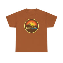 Load image into Gallery viewer, Sukkot Let's Go Camping (Circle) Tee