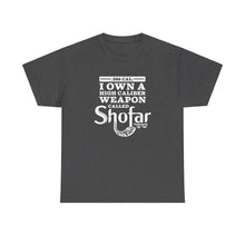 Load image into Gallery viewer, Shofar 586 Cal. (Rams Horn) Tee
