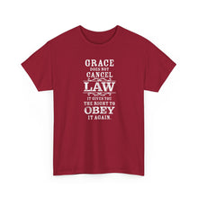 Load image into Gallery viewer, Grace Does Not Cancel Law Tee