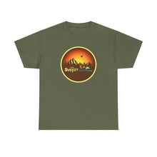 Load image into Gallery viewer, Sukkot Let's Go Camping (Circle) Tee