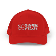 Load image into Gallery viewer, Drone PIlot Trucker Cap (White Logo)