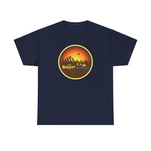 Load image into Gallery viewer, Sukkot Let's Go Camping (Circle) Tee