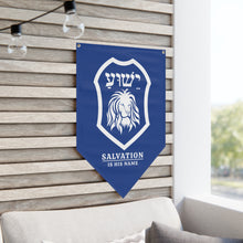 Load image into Gallery viewer, Yeshua -Salvation is His Name Pennant Banner