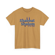 Load image into Gallery viewer, Shabbat Shalom Candles Logo Tee
