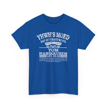 Load image into Gallery viewer, YHWH's Moed Yom Habikkurim (Firstfruits) Tee