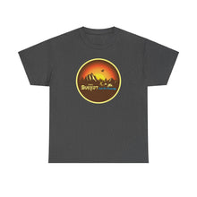 Load image into Gallery viewer, Sukkot Let's Go Camping (Circle) Tee