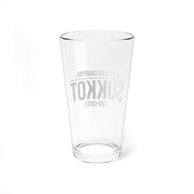 Load image into Gallery viewer, LETS GO CAMPING| SUKKOT  Mixing Glass, 16oz