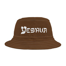Load image into Gallery viewer, Yeshua (Lion Shield) Bucket Hat - Brown