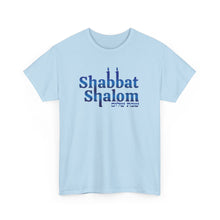 Load image into Gallery viewer, Shabbat Shalom Candles Logo Tee