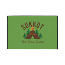 Load image into Gallery viewer, Sukkot Faith Family Feasting Heavy Duty Floor Mat