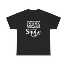 Load image into Gallery viewer, Shofar 586 Cal. (Rams Horn) Tee