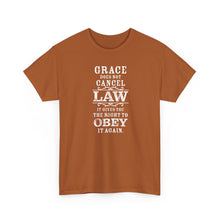 Load image into Gallery viewer, Grace Does Not Cancel Law Tee