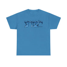 Load image into Gallery viewer, Yeshua Hebrew Camo Blue Tee