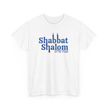 Load image into Gallery viewer, Shabbat Shalom Candles Logo Tee
