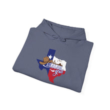 Load image into Gallery viewer, Shalom Y'all Texas Colors Heavy Blend™ Hooded Sweatshirt