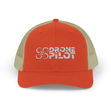 Load image into Gallery viewer, Drone PIlot Trucker Cap (White Logo)
