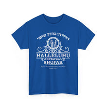 Load image into Gallery viewer, Halleluhu Betayka Shofar- Psalm 150:3 - Praise Him with the blast of the Shofar Tee
